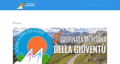 Desktop Screenshot of giornatamontanagioventu.it