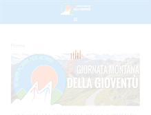 Tablet Screenshot of giornatamontanagioventu.it